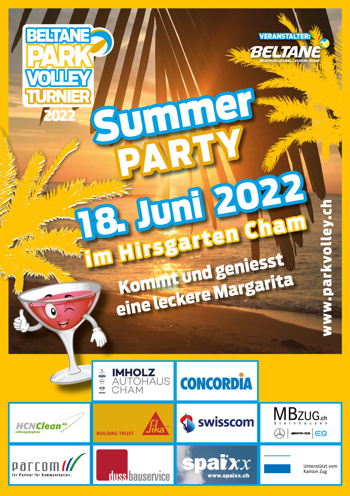 Parkvolleyball Turnier 2022 - Summer Party am 18. Juni 2022