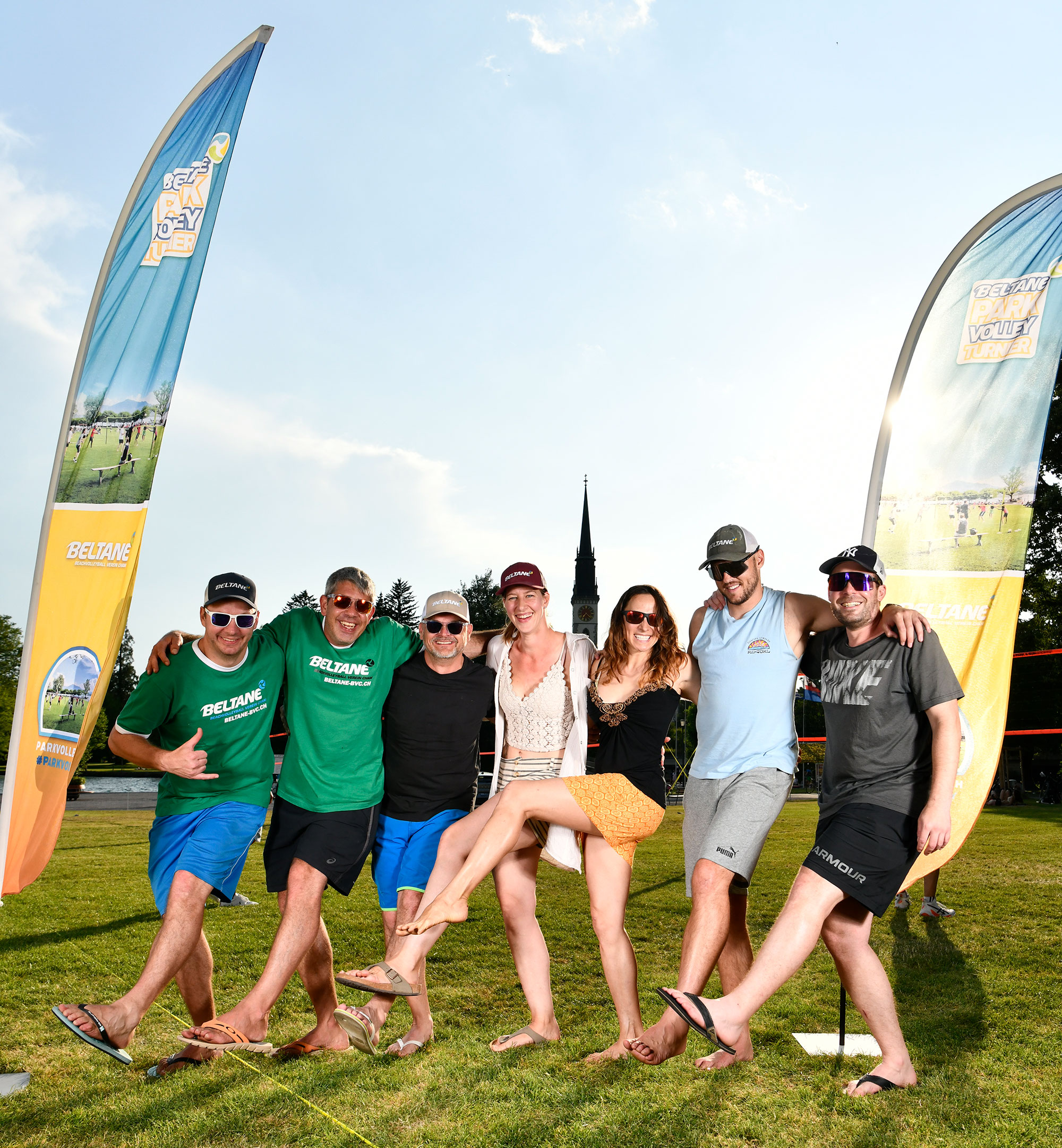 Das Turnier-OK des Parkvolley-Turniers 2025 | Beltane Parkvolleyball-Turnier 2025 Innerschweiz