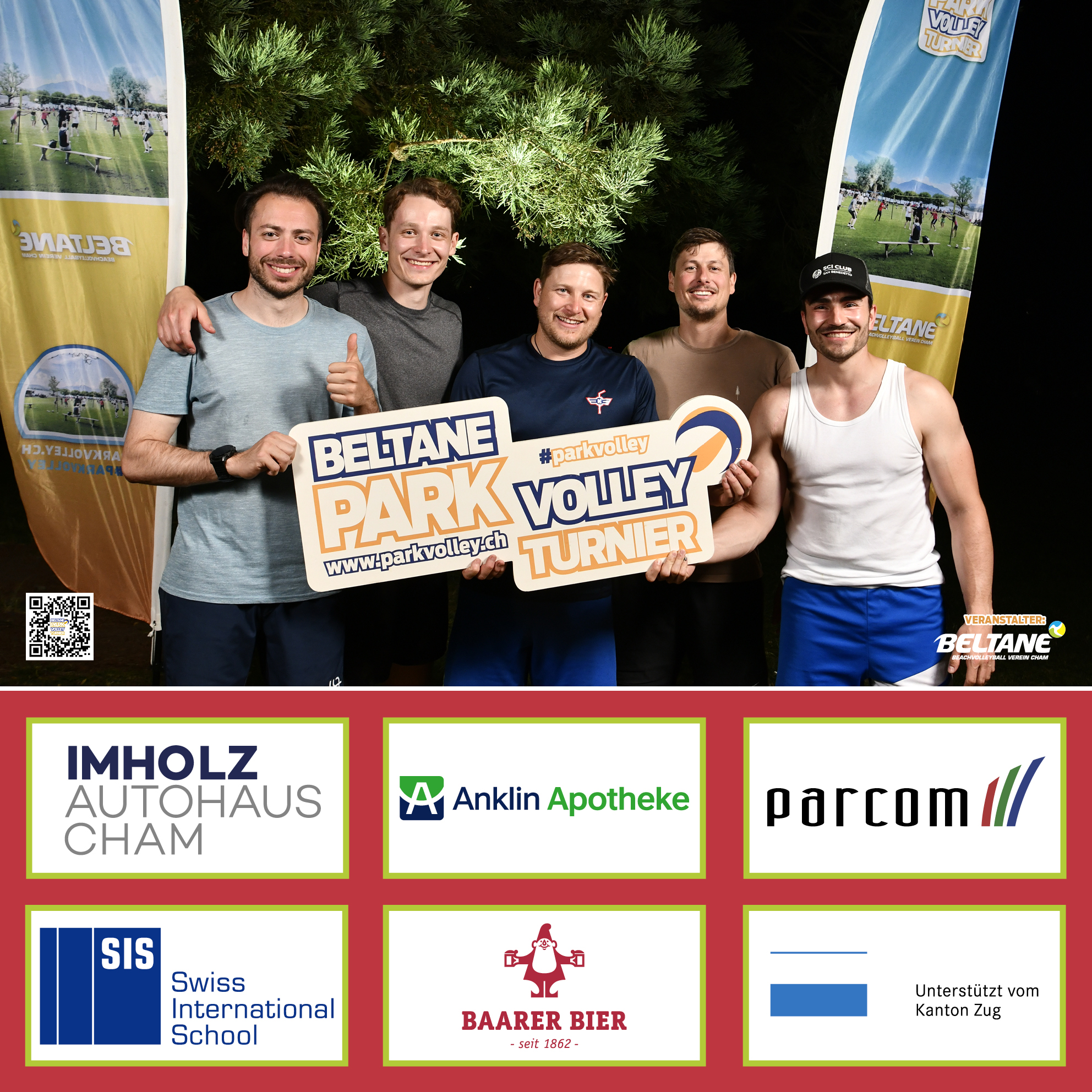 Da saisch in ofe am Beltane Park-Volleyball Turnier 2025 in Cham Da saisch in ofe am Beltane Park-Volleyball Turnier 2025 in Cham